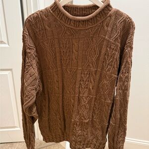 L.L. Bean Brown Knit Sweater